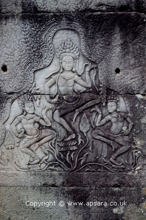 Apsara, The Bayon, Cambodia
