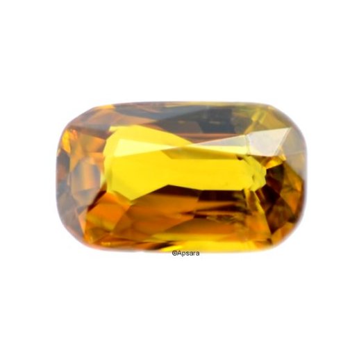 Unheated Orange Sapphire