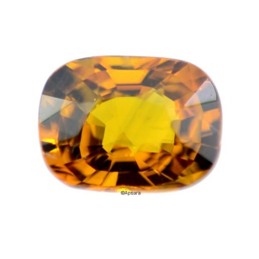 Unheated Orange Sapphire