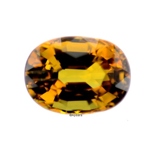 Unheated Orange Sapphire