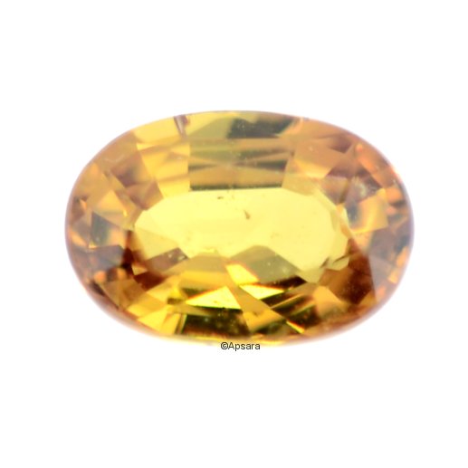 Unheated Orange Sapphire