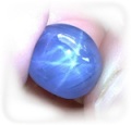 Blue star sapphire from Mogok, Burma. 