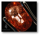 Zircon crystals turn 'fluffy' after treatment with beryllium.